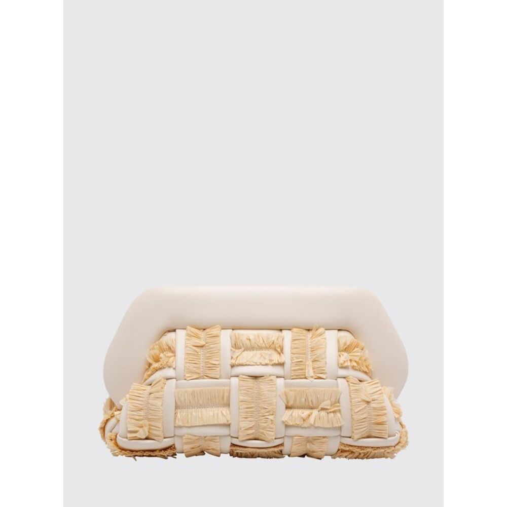 Themoire Clutch Woman White
